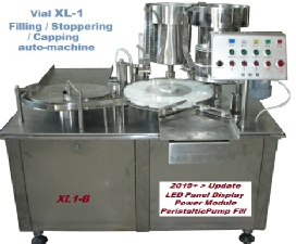 XL-1 AUTO- Fillling/Capping/Crimping Machine