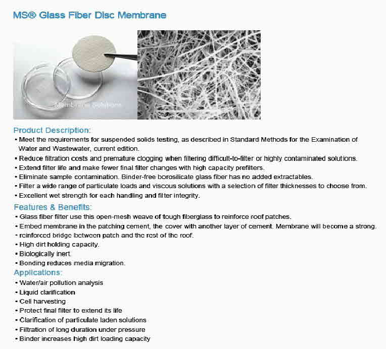MS-Glass FIbre DiscsA
