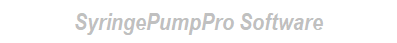 SyringePumpPro Software