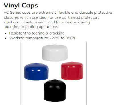 Vinyl Tube Caps-USP